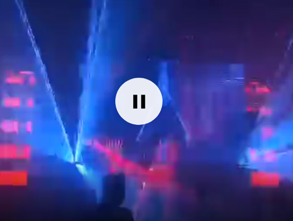 固安 X-party 酒吧 P4+P3.91透明屏